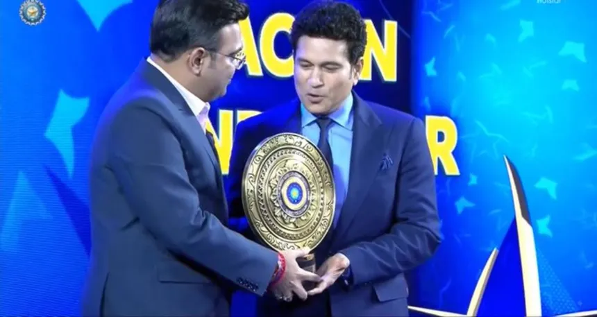 Sachin Tendulkar को मिला BCCI का Lifetime Achievement Award, Jay Shah ने किया सम्मानित