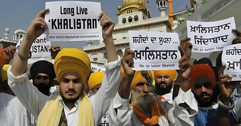 Khalistani Extremists Heckling 
